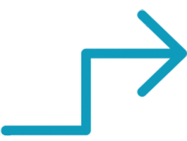 stepping arrow small